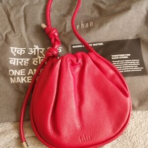 Red Leather Women's Bag